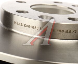 Изображение 5, K001650 Диск тормозной RENAULT Duster (10-) передний (1шт.) MILES