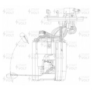 Изображение 2, SFM0817 Насос топливный HYUNDAI Solaris KIA Rio (17-) STARTVOLT