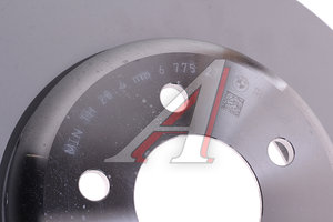 Изображение 3, 34116775277 Диск тормозной BMW 5 (F10, F18) передний (облегченная конструкция) (1шт.) OE