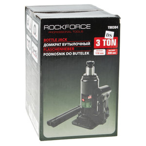 Изображение 3, RF-T90304(DS) Домкрат бутылочный 3т 170-330мм с клапаном ROCKFORCE