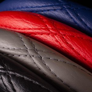 Изображение 2, CP-2012 BL (XXL) Оплетка руля (XXL) 43-45см синяя экокожа Car Performance AUTOPROFI