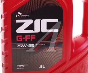Изображение 3, 162626 Масло трансмиссионное G-FF GL-4 75W85 синт.4л ZIC