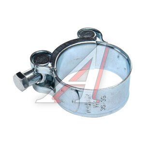 Изображение 1, W1-36-39-S Хомут силовой d=036-039 (37) оцинкованная сталь W1 TECHNIK