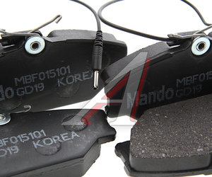 Изображение 3, MBF015101 Колодки тормозные RENAULT Laguna, Megane, Safrane передние (4шт.) MANDO