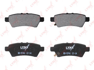 Изображение 2, BD5741 Колодки тормозные NISSAN Pathfinder R51 (05-) задние (4шт.) LYNX