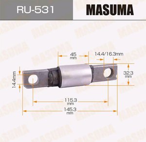 Изображение 2, RU-531 Сайлентблок NISSAN X-Trail (T30) рычага переднего передний MASUMA