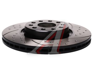 Изображение 2, BDF040 Диск тормозной VW Golf, Tiguan AUDI A3 (8P) передний перфорированный комплект TAYGA