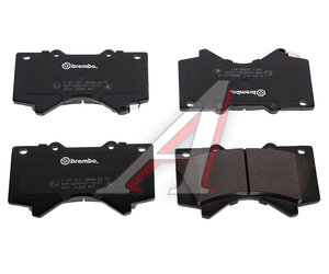 Изображение 2, P83107 Колодки тормозные TOYOTA Land Cruiser 200 передние (4шт.) BREMBO