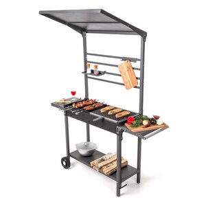 Изображение 4, МАН 304 Мангал сварной 1335х694х1961х3.0мм передвижной крыша-навес GRATAR 