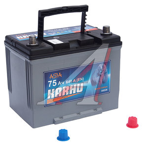 Изображение 2, 6СТ75(0) 85D26L Аккумулятор KARHU Asia 75А/ч обратная полярность