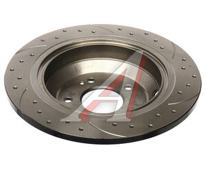 Изображение 3, BDF223 Диск тормозной HYUNDAI Genesis (09-) задний перфорированный комплект TAYGA