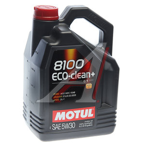 Изображение 2, 101584 Масло моторное 8100 ECO-CLEAN + C1 5W30 синт.5л MOTUL