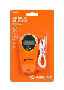 Изображение 1, AEAS008 Манометр шинный цифровой 10атм. AIRLINE