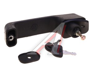 Изображение 2, 123/06547 Ручка JCB 3CX, 4CX двери внешняя (с ключами) ROBOT