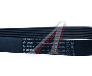 Изображение 4, 1987947090 Ремень приводной поликлиновой 8PK1376 MAN TGA 33.360 (D 2866) BOSCH