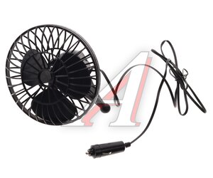 Изображение 1, S01901001 Вентилятор в салон 12V на присоске черный SKYWAY