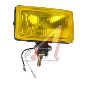 Изображение 1, NS-1155Y Фара дальнего света 12V 153х104мм с крышкой желтая 1шт. SIRIUS