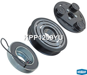 Изображение 1, KPP1259YU Шкив MAZDA 3, 6, CX-7 (02-) компрессора кондиционера KRAUF