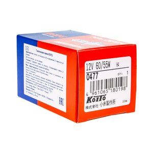 Изображение 4, KO-0477 Лампа 12V H4 60/55W P43t-38 Long Life KOITO