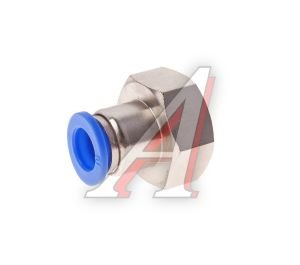Изображение 1, PCF M22x1.5 d=10 Соединитель трубки ПВХ, полиамид d=10мм (внутренняя резьба) М22х1.5 прямой металлический