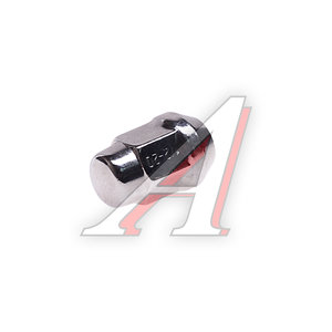 Изображение 1, 12х1/2х19 Гайка колеса М12х1/2"х35 конус закрытая ключ 19мм MEGAPOWER