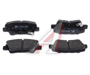Изображение 2, MBF015263 Колодки тормозные HYUNDAI Veloster (11-) задние (4шт.) MANDO