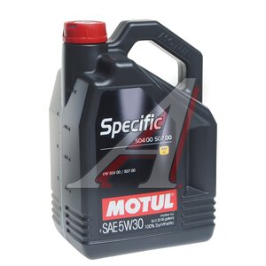 Изображение 1, 113226 Масло моторное SPECIFIC VW 504/00/507/00 5W30 синт.5л MOTUL