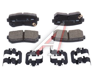 Изображение 1, 58302-J9A00 Колодки тормозные KIA Seltos (19-) (15") задние (4шт.) OE