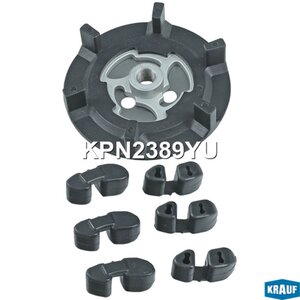 Изображение 1, KPN2389YU Пластина срывная BMW 6 (04-), 7 (05-) шкива кондиционера KRAUF
