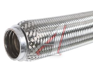 Изображение 2, VTL45280 IL Гофра глушителя 45x280 в 3-ой оплетке interlock нержавеющая сталь МЗГС