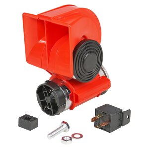 Изображение 2, AEBE007 Сигнал звуковой 24V воздушный с компрессором AIRLINE