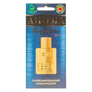 Изображение 1, ATL-88066 Ароматизатор подвесной пластина (№79 COSTA AZZURA) TOP LINE