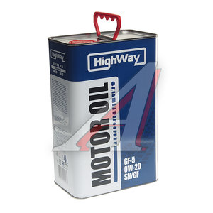 Масло моторное SN/CF 0W20 синт.4л HIGHWAY - 10032 - купить в АвтоАльянс ...