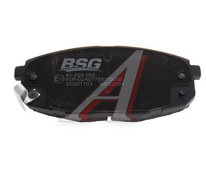 Изображение 5, BSG40200052 Колодки тормозные KIA Cerato (08-) передние (4шт.) BSG