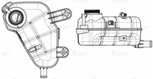 Изображение 6, LET0582 Бачок расширительный CHEVROLET Aveo (T300), Cobalt охлаждающей жидкости LUZAR