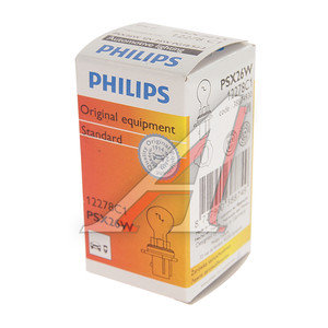 Изображение 4, 12278C1 Лампа 12V PSX26W PG18.5d-3 PHILIPS