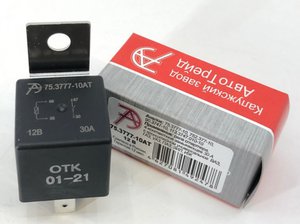 Изображение 5, 75.3777-10АТ Реле электромагнитное 12V 4-х контактное 30А замыкающее с кронштейном АВТОТРЕЙД