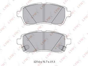 Изображение 1, BD5123 Колодки тормозные FORD Fiesta (09-) передние (4шт.)  LYNX