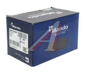 Изображение 3, MBF015180 Колодки тормозные RENAULT Megane 2, Scenic 2 передние (4шт.) MANDO