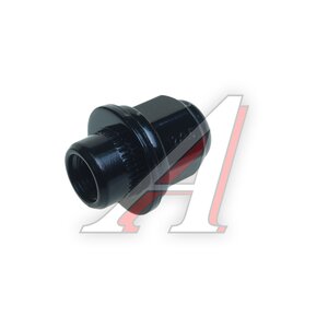 Изображение 2, B101019 Гайка колеса М12х1.5х37 пресс-шайба закрытая ключ 21мм черная RACING