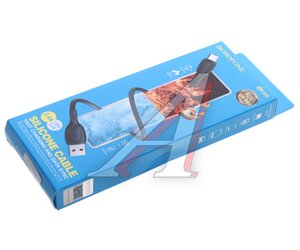 Изображение 2, BX86 Black Кабель micro USB 1м черный BOROFONE