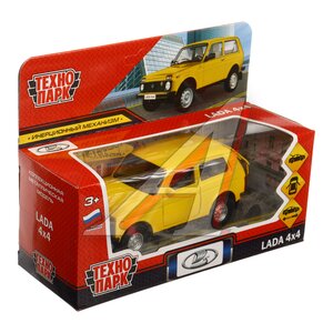 Изображение 4, LADA4X4-12-YE Модель автомобиля LADA 4x4 металлическая ТЕХНОПАРК