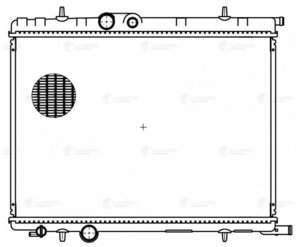 Изображение 4, LRc20F4 Радиатор PEUGEOT Partner (08-), 307 (02-) охлаждения LUZAR