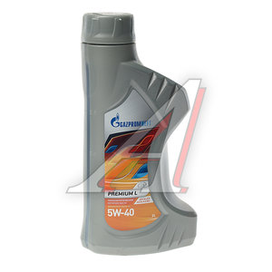Изображение 1, 2389900119 Масло моторное Premium L SL/CF 5W40 синт.1л GAZPROMNEFT