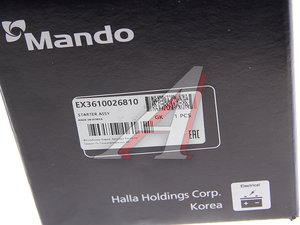 Изображение 6, EX3610026810 Стартер KIA Rio (10-) (1.4/1.6) MANDO