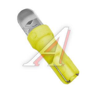 Изображение 1, ME-0415Y Лампа светодиодная 12V W1.2W W2x4.6d бесцокольная Round Yellow MEGA ELECTRIC