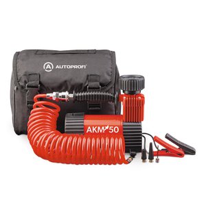 Изображение 2, AKM-50 Компрессор автомобильный 50л/мин. 10атм. 23А 12V на клеммы AUTOPROFI
