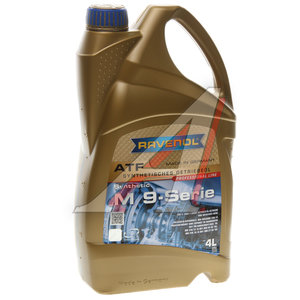 Изображение 1, 1211108-004 Масло трансмиссионное ATF M 9-Serie синт.4л RAVENOL