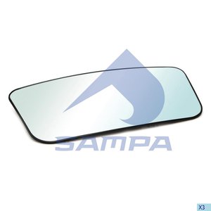 Изображение 2, 042.105 Элемент зеркальный SCANIA 124, 144, P, R, T series с подогревом SAMPA