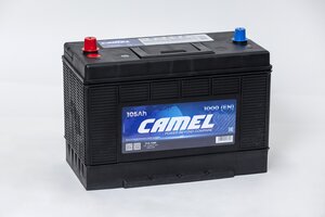 Изображение 2, 6СТ105(7) 31A-1000 Аккумулятор CAMEL 105А/ч конус